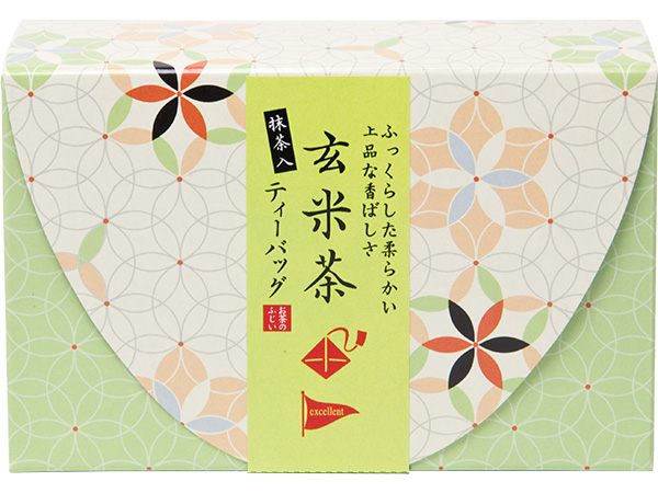 抹茶入玄米茶ティーバッグ　3g×10P 
360円（税別）